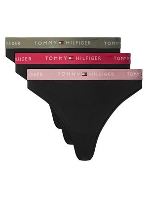 Majtki damskie z napisami Tommy Hilfiger ze sklepu: MODIVO w kategorii: Majtki damskie - zdjęcie WP-EBWP-BKLVO-LN0_0000306171763