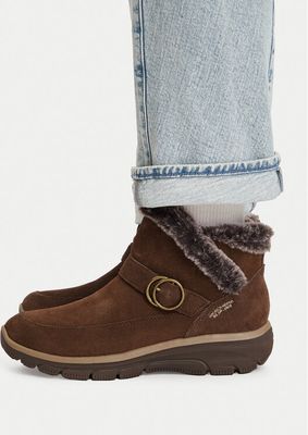 Botki jesienne Skechers ze sklepu: MODIVO w kategorii: Botki