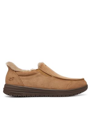 Skechers - Mokasyny męskie jesienne ze sklepu: MODIVO w kategorii: Mokasyny męskie - zdjęcie WP-EBWP-BKLVO-LN0_0000306172807