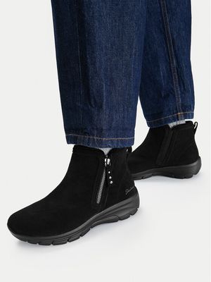 Botki jesienne Skechers ze sklepu: MODIVO w kategorii: Botki