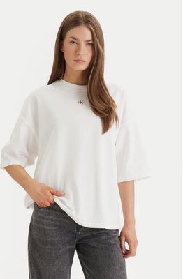 Calvin Klein Jeans - Bluzka damska casual wiosenna ze sklepu: MODIVO w kategorii: Bluzki damskie - zdjęcie WP-EBWP-BKLVO-LN0_0000306173491