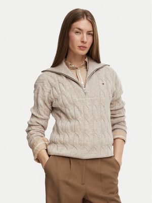 Sweter damski Tommy Hilfiger ze sklepu: MODIVO w kategorii: Swetry damskie - zdjęcie WP-EBWP-BKLVO-LN0_0000306173859