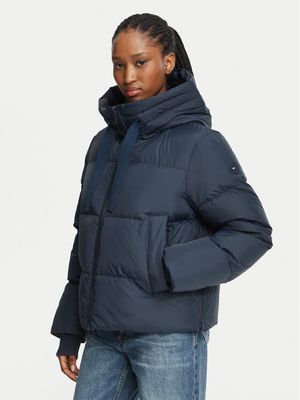 Kurtka damska casual na zimę Tommy Hilfiger ze sklepu: MODIVO w kategorii: Kurtki damskie