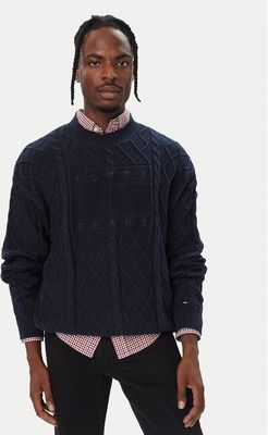 Sweter męski na zimę casualowy Tommy Jeans ze sklepu: MODIVO w kategorii: Swetry męskie - zdjęcie WP-EBWP-BKLVO-LN0_0000306175419