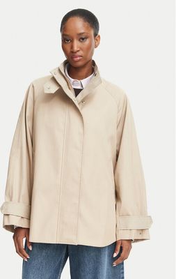 Płaszcz damski casual Tommy Hilfiger ze sklepu: MODIVO w kategorii: Płaszcze damskie - zdjęcie WP-EBWP-BKLVO-LN0_0000306175624
