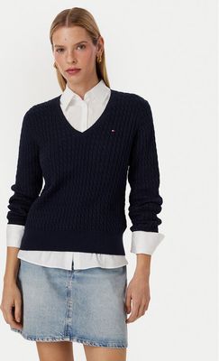 Tommy Hilfiger - Sweter damski na zimę ze sklepu: MODIVO w kategorii: Swetry damskie - zdjęcie WP-EBWP-BKLVO-LN0_0000306175938