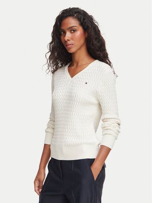 Sweter damski casual zimowy Tommy Hilfiger ze sklepu: MODIVO w kategorii: Swetry damskie - zdjęcie WP-EBWP-BKLVO-LN0_0000306175976