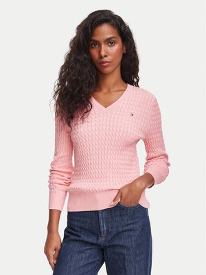 Tommy Hilfiger - Sweter damski na zimę ze sklepu: MODIVO w kategorii: Swetry damskie - zdjęcie WP-EBWP-BKLVO-LN0_0000306175990