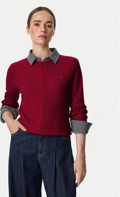 Sweter damski casual na zimę Tommy Hilfiger ze sklepu: MODIVO w kategorii: Swetry damskie - zdjęcie WP-EBWP-BKLVO-LN0_0000306176034