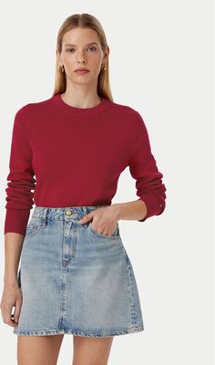 Sweter damski zimowy Tommy Hilfiger ze sklepu: MODIVO w kategorii: Swetry damskie - zdjęcie WP-EBWP-BKLVO-LN0_0000306176249