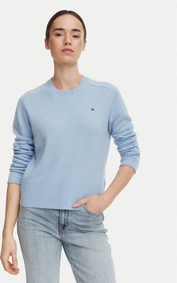 Sweter damski casual Tommy Hilfiger ze sklepu: MODIVO w kategorii: Swetry damskie - zdjęcie WP-EBWP-BKLVO-LN0_0000306176683