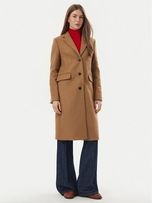 Płaszcz damski Tommy Hilfiger ze sklepu: MODIVO w kategorii: Płaszcze damskie