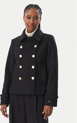 Płaszcz damski casual Tommy Hilfiger ze sklepu: MODIVO w kategorii: Płaszcze damskie - zdjęcie WP-EBWP-BKLVO-LN0_0000306177567