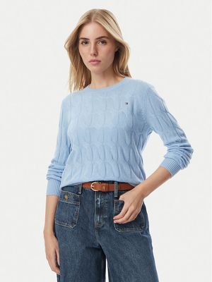 Sweter damski casual Tommy Hilfiger ze sklepu: MODIVO w kategorii: Swetry damskie - zdjęcie WP-EBWP-BKLVO-LN0_0000306177635