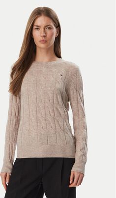 Sweter damski Tommy Hilfiger ze sklepu: MODIVO w kategorii: Swetry damskie - zdjęcie WP-EBWP-BKLVO-LN0_0000306177673