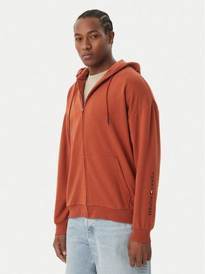 brązowy Bluza męska jesienna Tommy Hilfiger ze sklepu: MODIVO w kategorii: Bluzy męskie