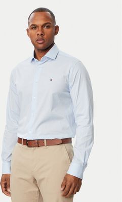 Koszula męska z klasycznym kołnierzykiem na wiosnę Tommy Hilfiger ze sklepu: MODIVO w kategorii: Koszule męskie - zdjęcie WP-EBWP-BKLVO-LN0_0000306178601