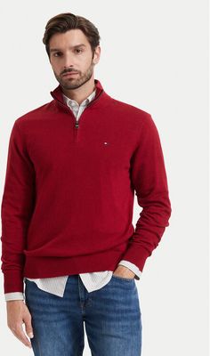 Sweter męski casual Tommy Hilfiger ze sklepu: MODIVO w kategorii: Swetry męskie - zdjęcie WP-EBWP-BKLVO-LN0_0000306178793