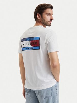 T-shirt męski z napisami Tommy Hilfiger ze sklepu: MODIVO w kategorii: T-shirty męskie