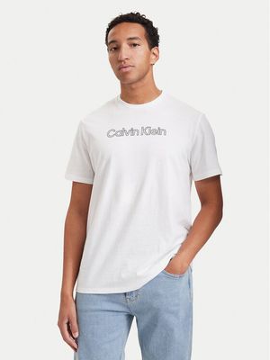 T-shirt męski na wiosnę Calvin Klein ze sklepu: MODIVO w kategorii: T-shirty męskie - zdjęcie WP-EBWP-BKLVO-LN0_0000306181465