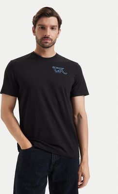Calvin Klein Jeans - T-shirt męski wiosenny casual ze sklepu: MODIVO w kategorii: T-shirty męskie - zdjęcie WP-EBWP-BKLVO-LN0_0000306186903