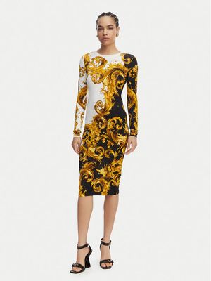 Sukienka dla puszystych Versace Jeans ze sklepu: MODIVO w kategorii: Sukienki - zdjęcie WP-EBWP-BKLVO-LN0_0000306189263