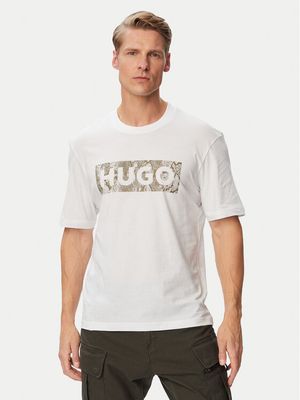 HUGO - T-shirt męski na wiosnę ze sklepu: MODIVO w kategorii: T-shirty męskie - zdjęcie WP-EBWP-BKLVO-LN0_0000306190719