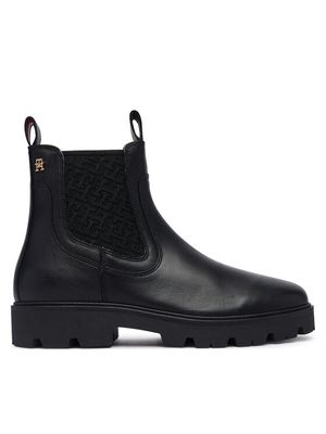 Botki jesienne Tommy Hilfiger ze sklepu: MODIVO w kategorii: Botki - zdjęcie WP-EBWP-BKLVO-LN0_0000306190979