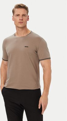 T-shirt męski casual BOSS ze sklepu: MODIVO w kategorii: T-shirty męskie - zdjęcie WP-EBWP-BKLVO-LN0_0000306191402