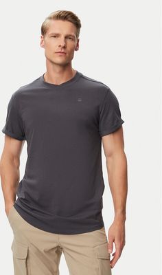 T-shirt męski wiosenny G-Star ze sklepu: MODIVO w kategorii: T-shirty męskie - zdjęcie WP-EBWP-BKLVO-LN0_0000306192041