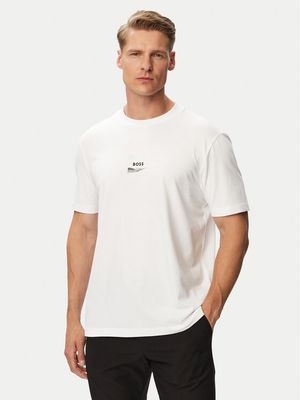 T-shirt męski casualowy BOSS ze sklepu: MODIVO w kategorii: T-shirty męskie - zdjęcie WP-EBWP-BKLVO-LN0_0000306192669