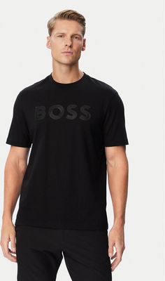 T-shirt męski w stylu młodzieżowym BOSS ze sklepu: MODIVO w kategorii: T-shirty męskie - zdjęcie WP-EBWP-BKLVO-LN0_0000306192959