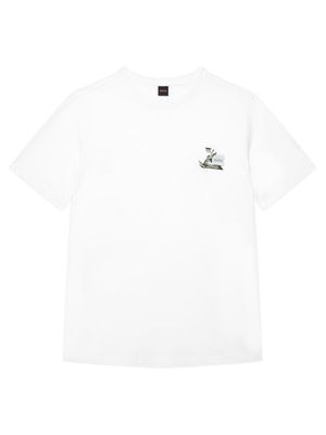 T-shirt męski casualowy BOSS ze sklepu: MODIVO w kategorii: T-shirty męskie - zdjęcie WP-EBWP-BKLVO-LN0_0000306194052