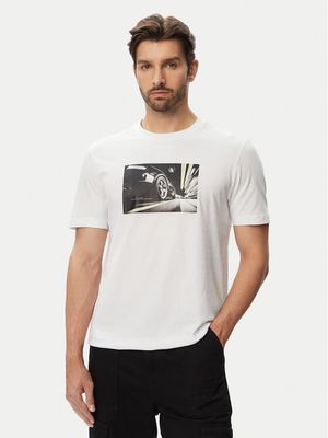 T-shirt męski młodzieżowy BOSS ze sklepu: MODIVO w kategorii: T-shirty męskie - zdjęcie WP-EBWP-BKLVO-LN0_0000306194106