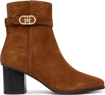 Botki jesienne Tommy Hilfiger ze sklepu: MODIVO w kategorii: Botki - zdjęcie WP-EBWP-BKLVO-LN0_0000306194335