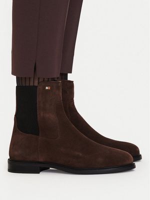 Botki jesienne Tommy Hilfiger ze sklepu: MODIVO w kategorii: Botki - zdjęcie WP-EBWP-BKLVO-LN0_0000306194441