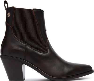 Botki na jesień Tommy Hilfiger ze sklepu: MODIVO w kategorii: Botki - zdjęcie WP-EBWP-BKLVO-LN0_0000306194489