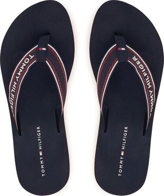 Klapki damskie letnie Tommy Hilfiger ze sklepu: MODIVO w kategorii: Klapki damskie - zdjęcie WP-EBWP-BKLVO-LN0_0000306194892