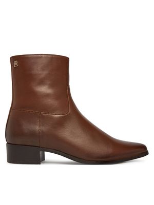 Botki jesienne Tommy Hilfiger ze sklepu: MODIVO w kategorii: Botki - zdjęcie WP-EBWP-BKLVO-LN0_0000306194960