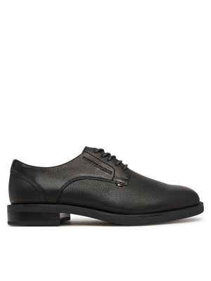 Buty eleganckie męskie jesienne Tommy Hilfiger ze sklepu: MODIVO w kategorii: Buty eleganckie męskie - zdjęcie WP-EBWP-BKLVO-LN0_0000306194984