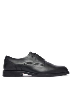 Buty eleganckie męskie jesienne Tommy Hilfiger ze sklepu: MODIVO w kategorii: Buty eleganckie męskie - zdjęcie WP-EBWP-BKLVO-LN0_0000306195387