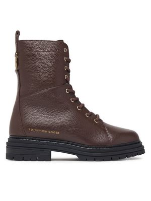 Botki jesienne Tommy Hilfiger ze sklepu: MODIVO w kategorii: Botki - zdjęcie WP-EBWP-BKLVO-LN0_0000306196056