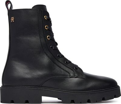 Botki jesienne Tommy Hilfiger ze sklepu: MODIVO w kategorii: Botki - zdjęcie WP-EBWP-BKLVO-LN0_0000306196070