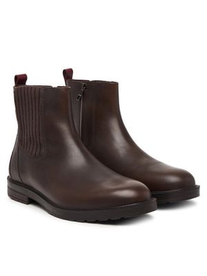 Buty zimowe męskie na zimę jesienne Tommy Hilfiger ze sklepu: MODIVO w kategorii: Buty zimowe męskie