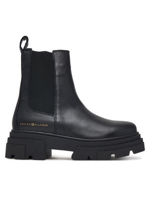 Botki jesienne Tommy Hilfiger ze sklepu: MODIVO w kategorii: Botki - zdjęcie WP-EBWP-BKLVO-LN0_0000306198388