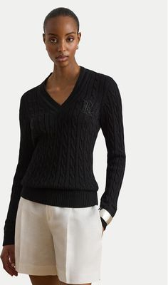 Sweter damski na zimę LAUREN RALPH LAUREN ze sklepu: MODIVO w kategorii: Swetry damskie - zdjęcie WP-EBWP-BKLVO-LN0_0000306203129