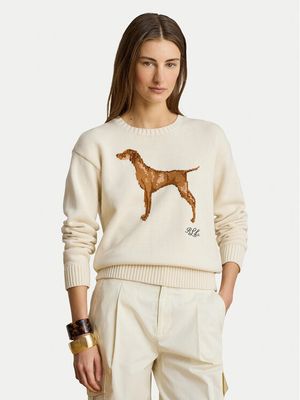 Sweter damski casualowy LAUREN RALPH LAUREN ze sklepu: MODIVO w kategorii: Swetry damskie - zdjęcie WP-EBWP-BKLVO-LN0_0000306203716