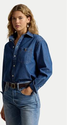Koszula damska casual jesienna Polo Ralph Lauren ze sklepu: MODIVO w kategorii: Koszule damskie - zdjęcie WP-EBWP-BKLVO-LN0_0000306211575
