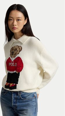 Sweter damski casual zimowy Polo Ralph Lauren ze sklepu: MODIVO w kategorii: Swetry damskie - zdjęcie WP-EBWP-BKLVO-LN0_0000306211643