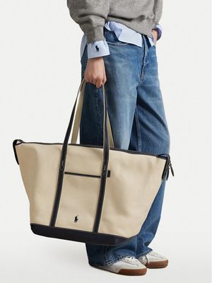 Shopper bag wakacyjna Polo Ralph Lauren ze sklepu: MODIVO w kategorii: Torby Shopper bag - zdjęcie WP-EBWP-BKLVO-LN0_0000306217973